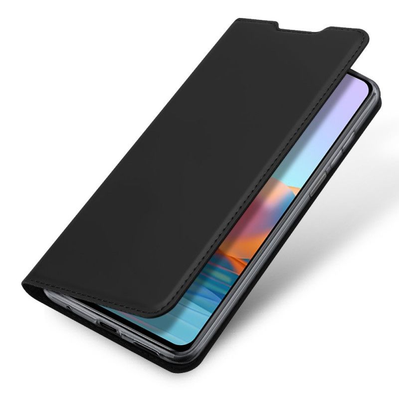 Læder Cover Xiaomi Redmi Note 10 Pro Sort Pro Dux Ducis Hud