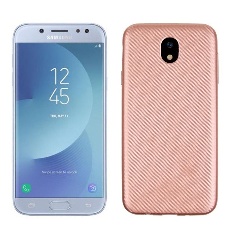 Cover Samsung Galaxy J5 2017 Golden Premium Kulstof Beskyttelse