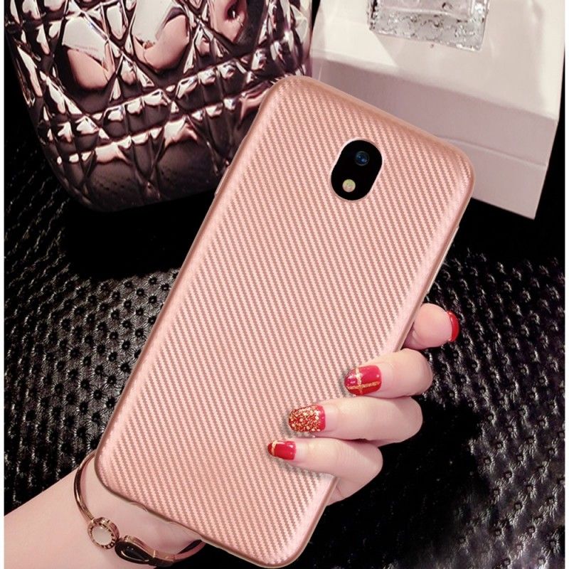 Cover Samsung Galaxy J5 2017 Golden Premium Kulstof Beskyttelse