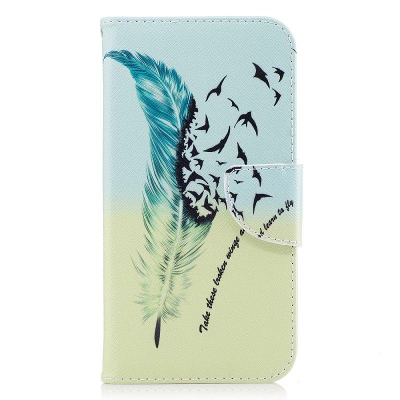 Flip Cover Læder for Samsung Galaxy J5 2017 Lær At Flyve