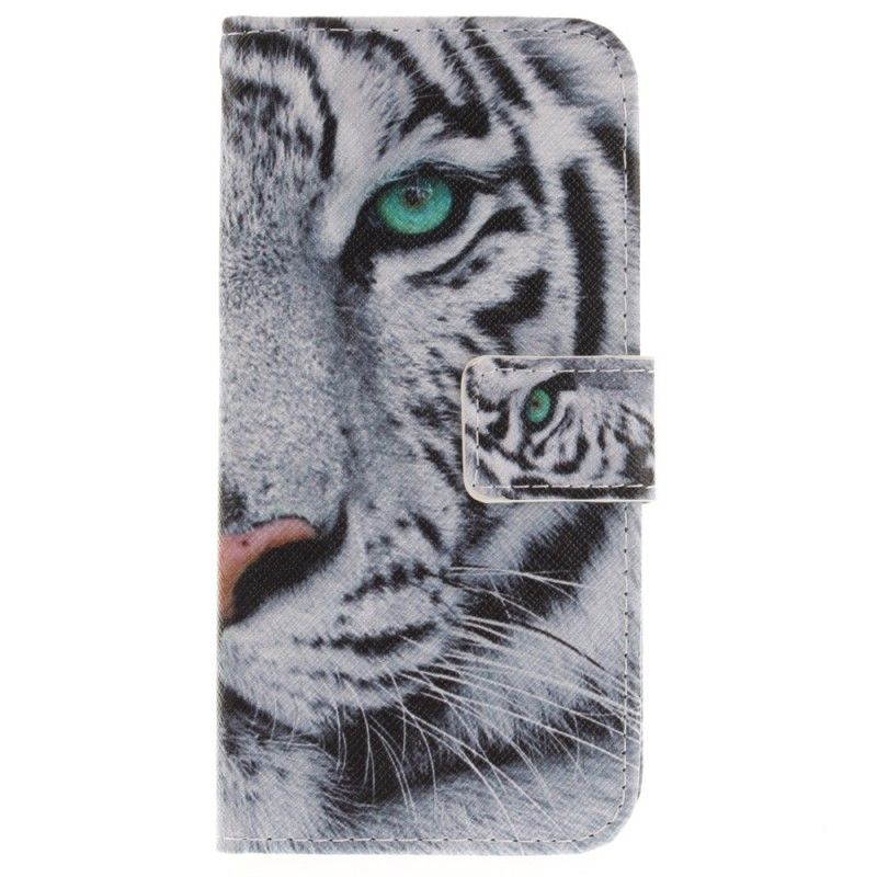 Flip Cover Læder for Samsung Galaxy J5 2017 Tigeransigt