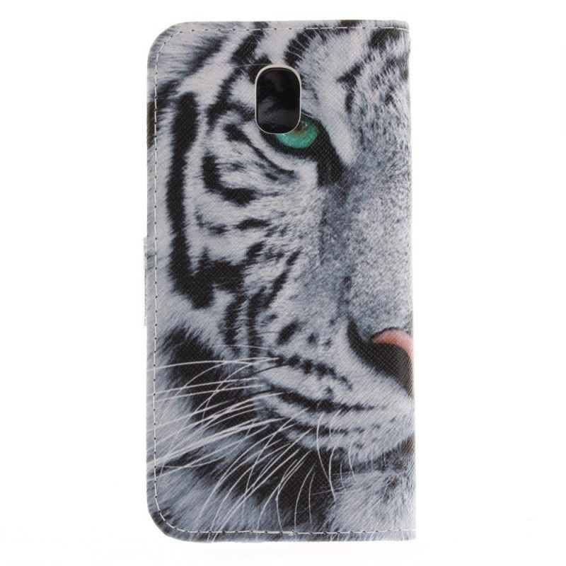 Flip Cover Læder for Samsung Galaxy J5 2017 Tigeransigt