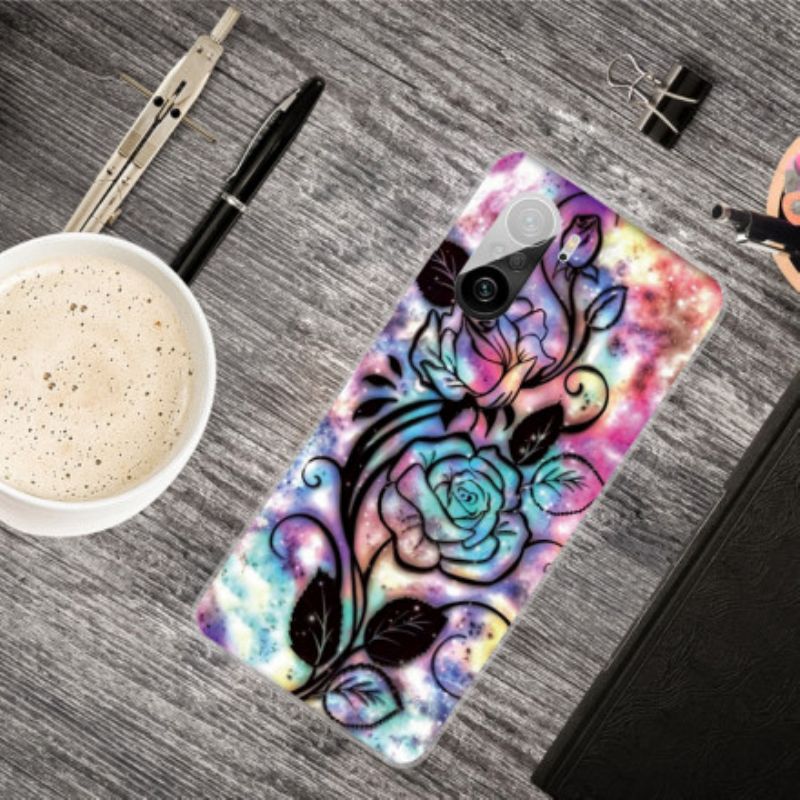 Cover Til Xiaomi Mi 11i 5g / Poco F3 Grafisk Blomst