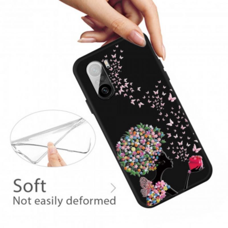 Cover Xiaomi Mi 11i 5g / Poco F3 Blomsterhoved Kvinde