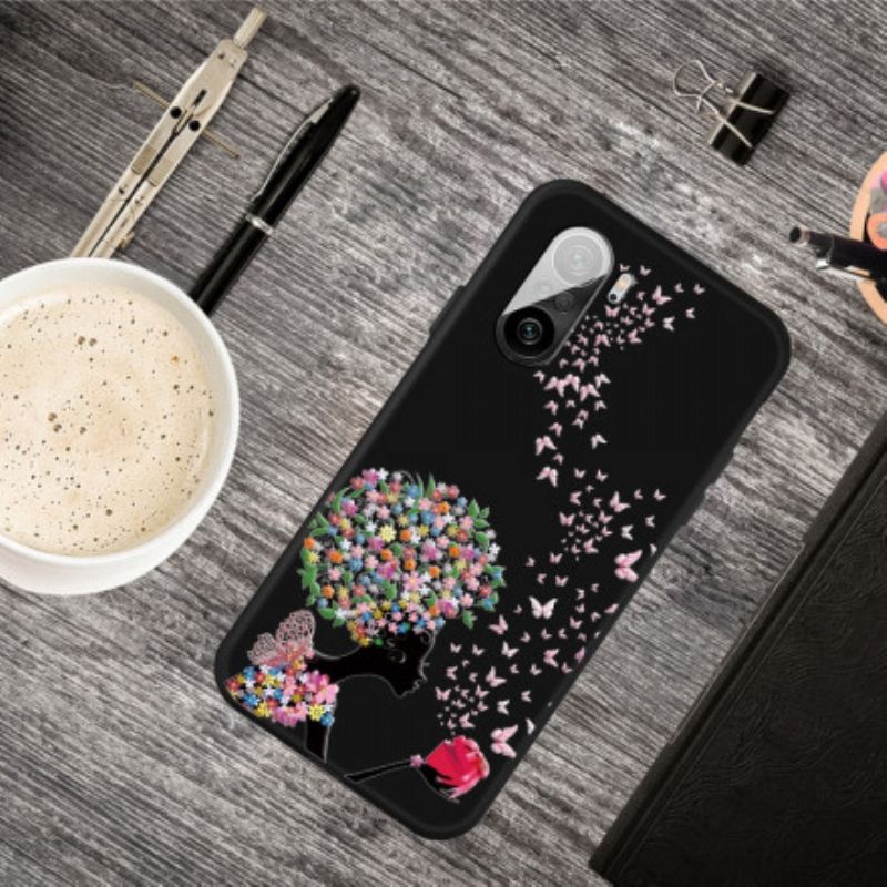 Cover Xiaomi Mi 11i 5g / Poco F3 Blomsterhoved Kvinde