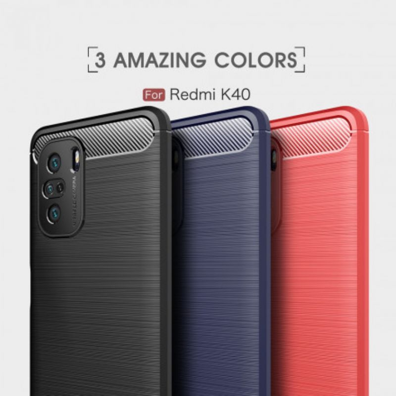 Cover Xiaomi Mi 11i 5g / Poco F3 Børstet Kulfiber