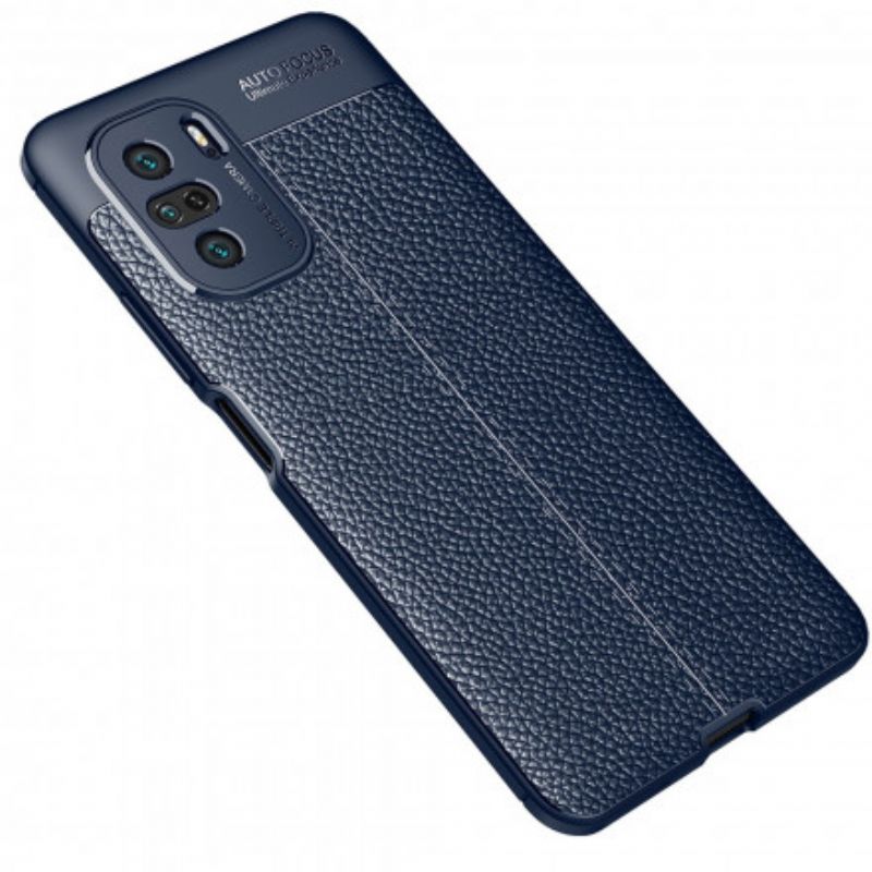 Cover Xiaomi Mi 11i 5g / Poco F3 Double Line Litchi-lædereffekt