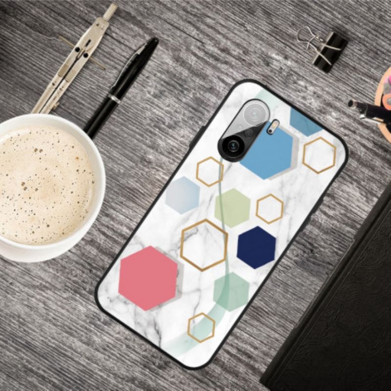 Cover Xiaomi Mi 11i 5g / Poco F3 Farvet Geometrisk Marmor