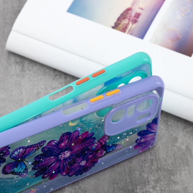 Cover Xiaomi Mi 11i 5g / Poco F3 Floral Butterfly Hybrid