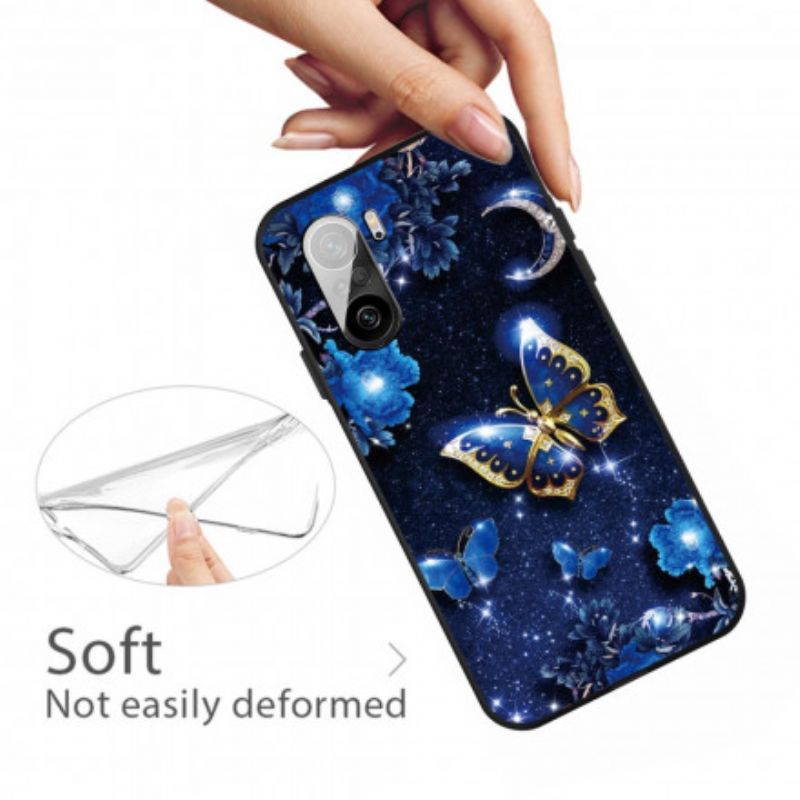 Cover Xiaomi Mi 11i 5g / Poco F3 Golden Butterfly