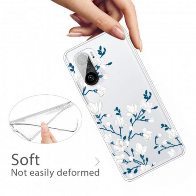 Cover Xiaomi Mi 11i 5g / Poco F3 Hvide Blomster