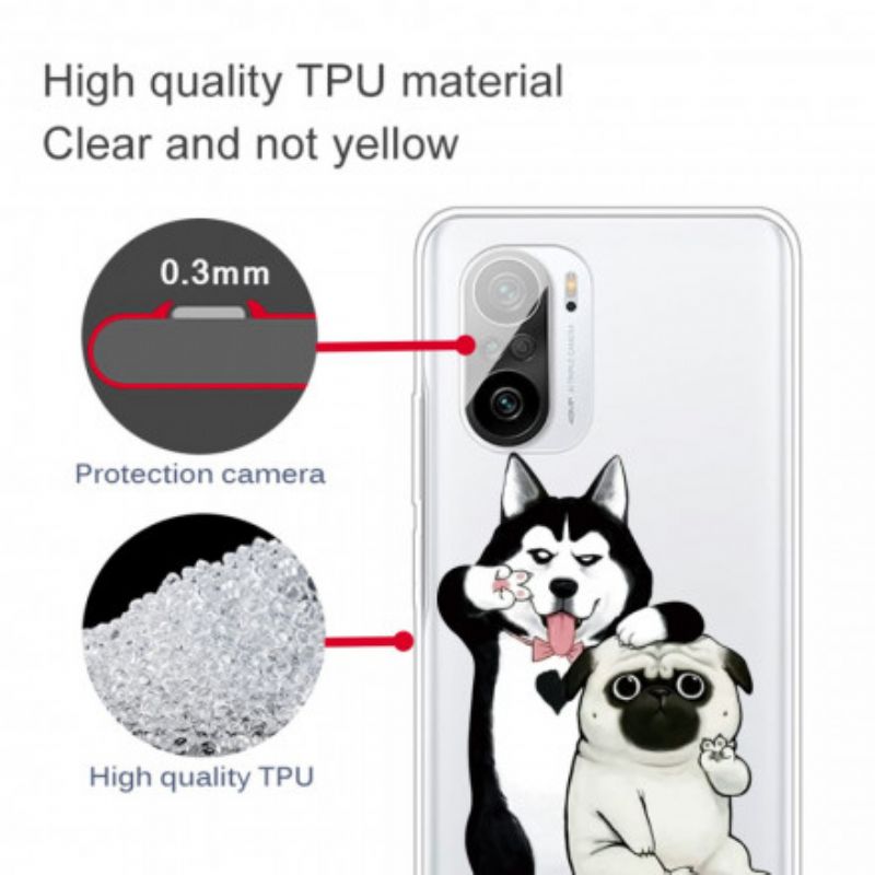 Cover Xiaomi Mi 11i 5g / Poco F3 Sjove Hunde