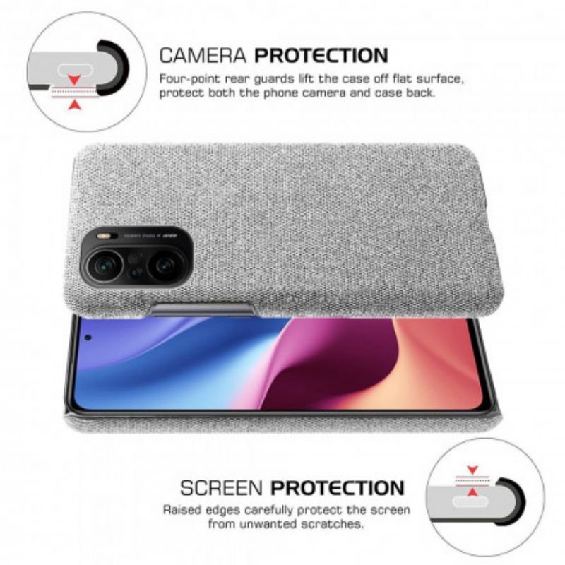 Cover Xiaomi Mi 11i 5g / Poco F3 Telefon Etui Ksq Chic Stof