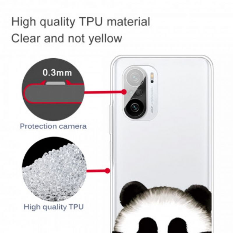 Cover Xiaomi Mi 11i 5g / Poco F3 Transparent Panda