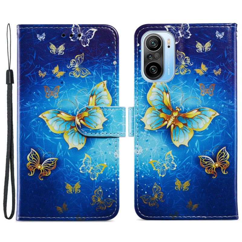 Flip Cover Til Xiaomi Mi 11i 5g / Poco F3 Flight Of Butterflies