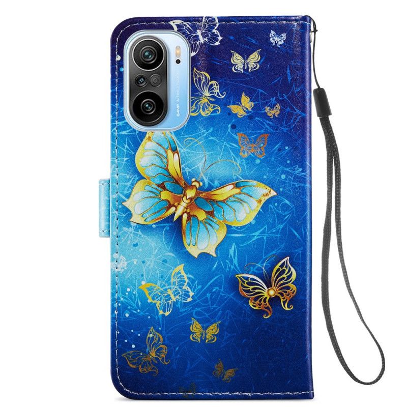 Flip Cover Til Xiaomi Mi 11i 5g / Poco F3 Flight Of Butterflies