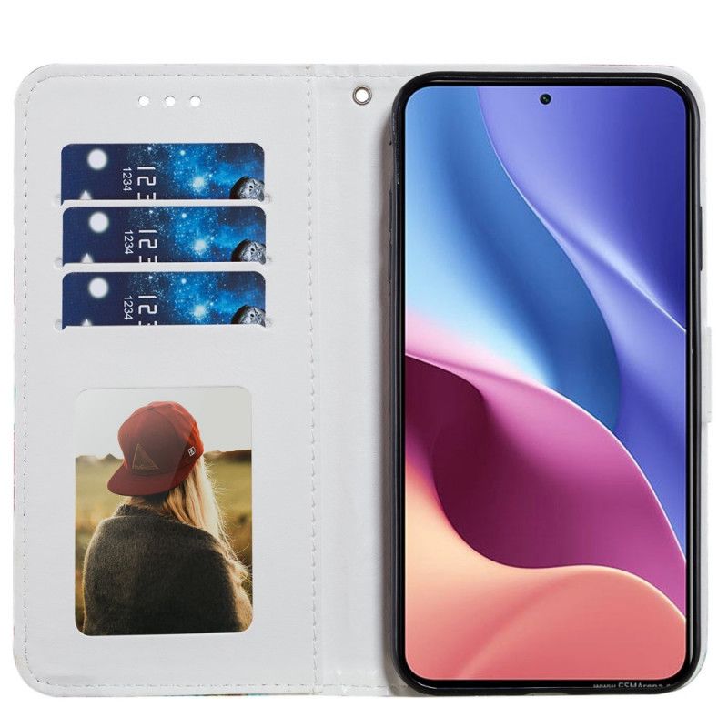 Flip Cover Til Xiaomi Mi 11i 5g / Poco F3 Kunstnerisk Drømmefanger