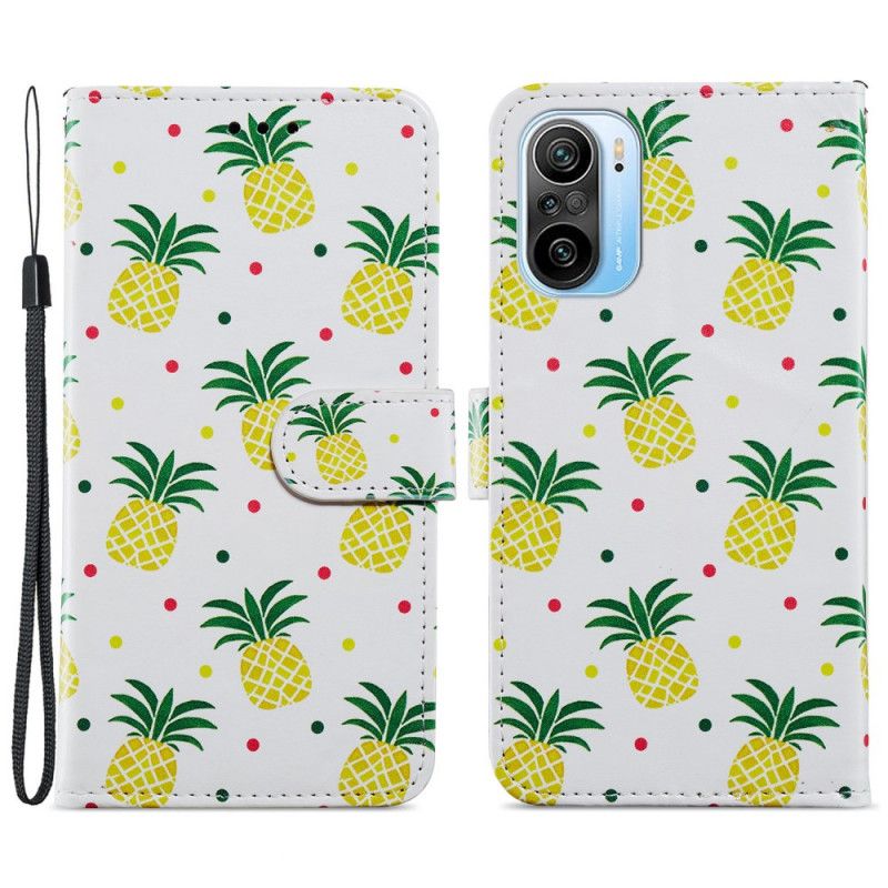 Flip Cover Xiaomi Mi 11i 5g / Poco F3 Flere Ananas