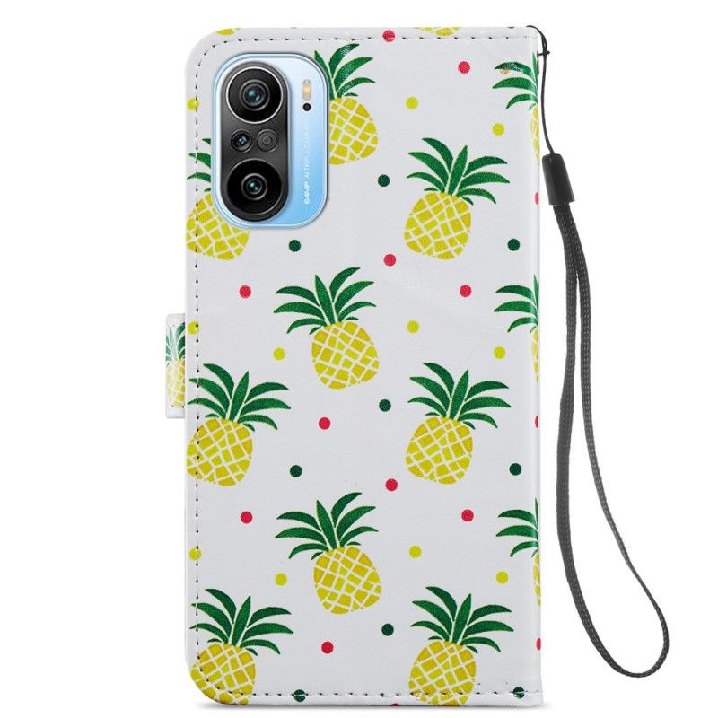 Flip Cover Xiaomi Mi 11i 5g / Poco F3 Flere Ananas