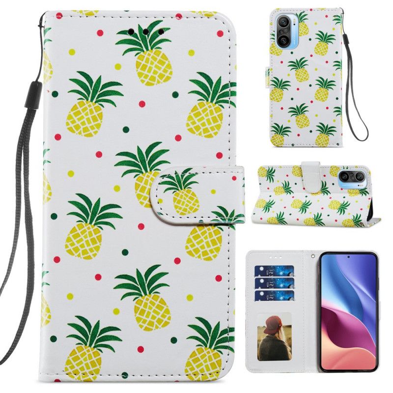 Flip Cover Xiaomi Mi 11i 5g / Poco F3 Flere Ananas