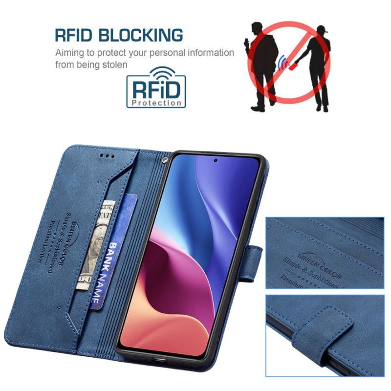 Flip Cover Xiaomi Mi 11i 5g / Poco F3 Rfid Binfen Farve