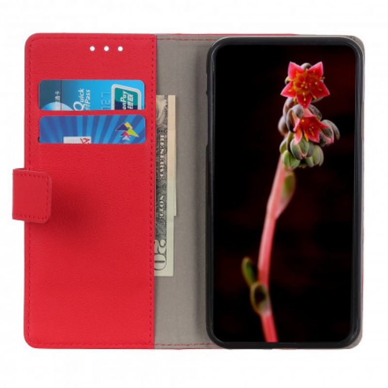 Flip Cover Xiaomi Mi 11i 5g / Poco F3 Simpel Lædereffekt