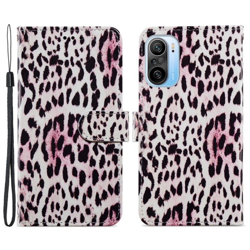 Læder Cover Xiaomi Mi 11i 5g / Poco F3 Telefon Etui Leopardprint