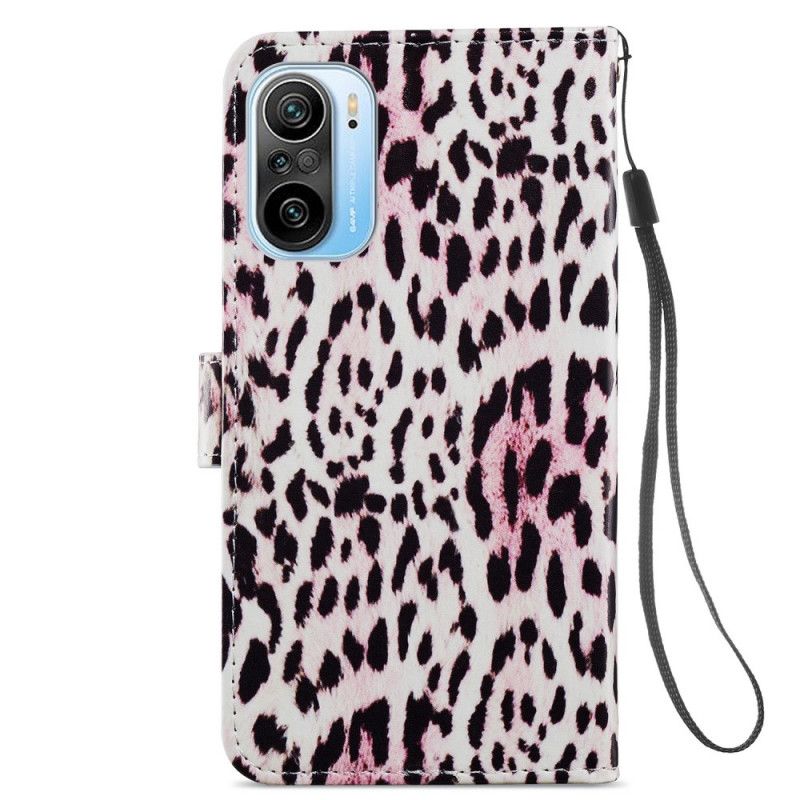 Læder Cover Xiaomi Mi 11i 5g / Poco F3 Telefon Etui Leopardprint