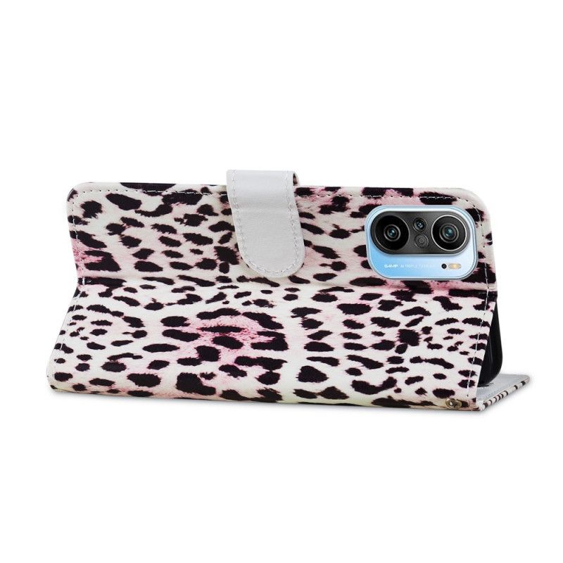 Læder Cover Xiaomi Mi 11i 5g / Poco F3 Telefon Etui Leopardprint