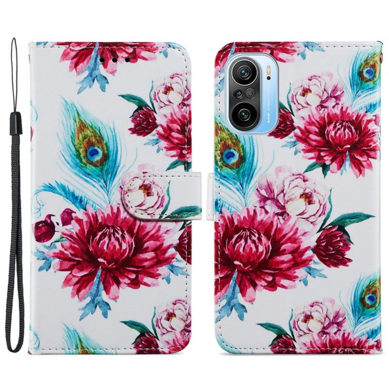 Læder Cover Xiaomi Mi 11i 5g / Poco F3 Telefon Etui Multipel Ananas Multipel Ananas