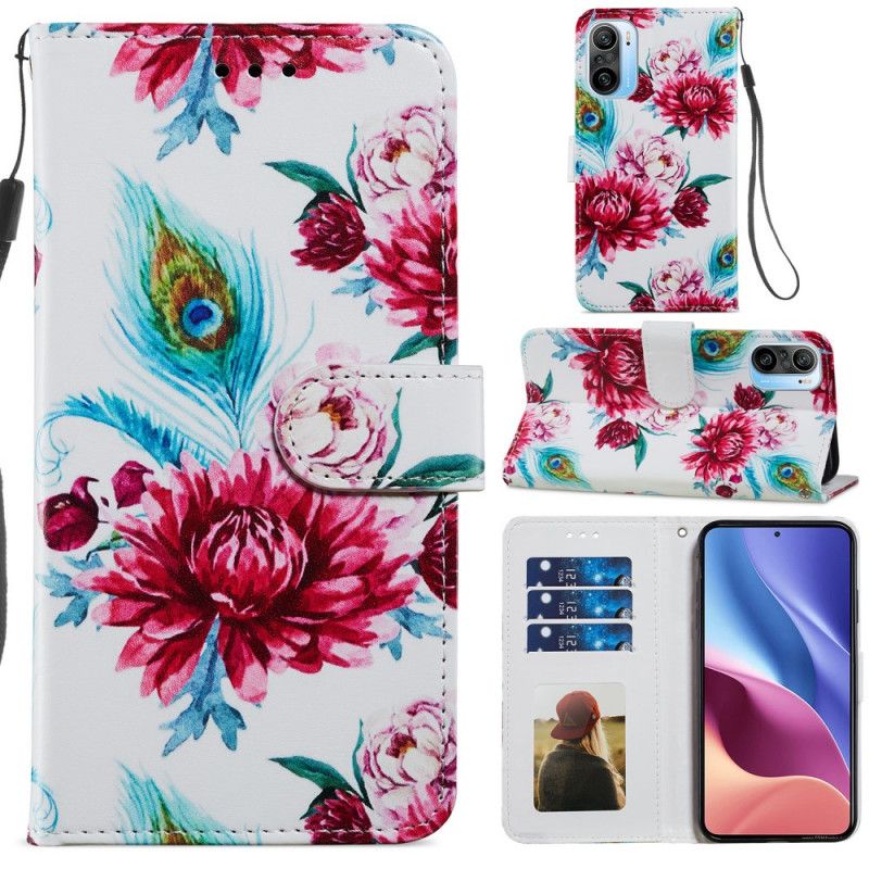 Læder Cover Xiaomi Mi 11i 5g / Poco F3 Telefon Etui Multipel Ananas Multipel Ananas