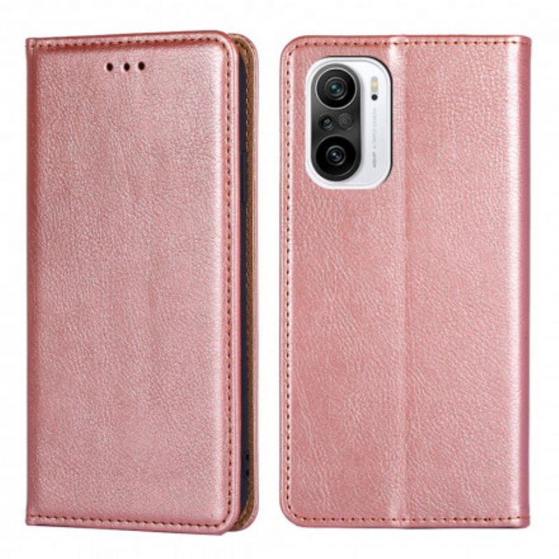 Læder Cover Xiaomi Mi 11i 5g / Poco F3 Telefon Etui Ren Farve