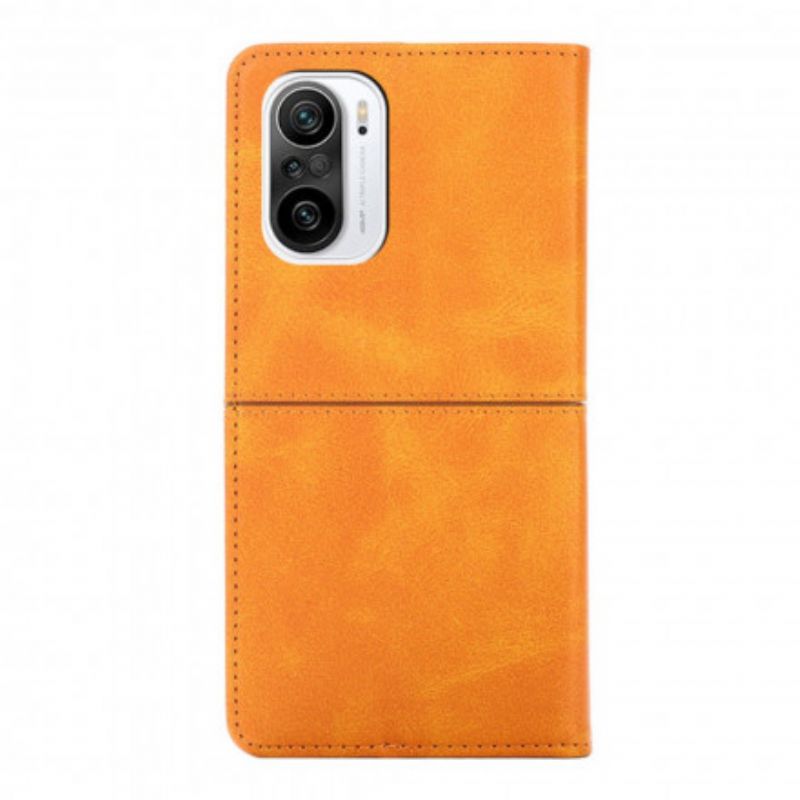 Læder Cover Xiaomi Mi 11i 5g / Poco F3 Telefon Etui Style Læder Couture