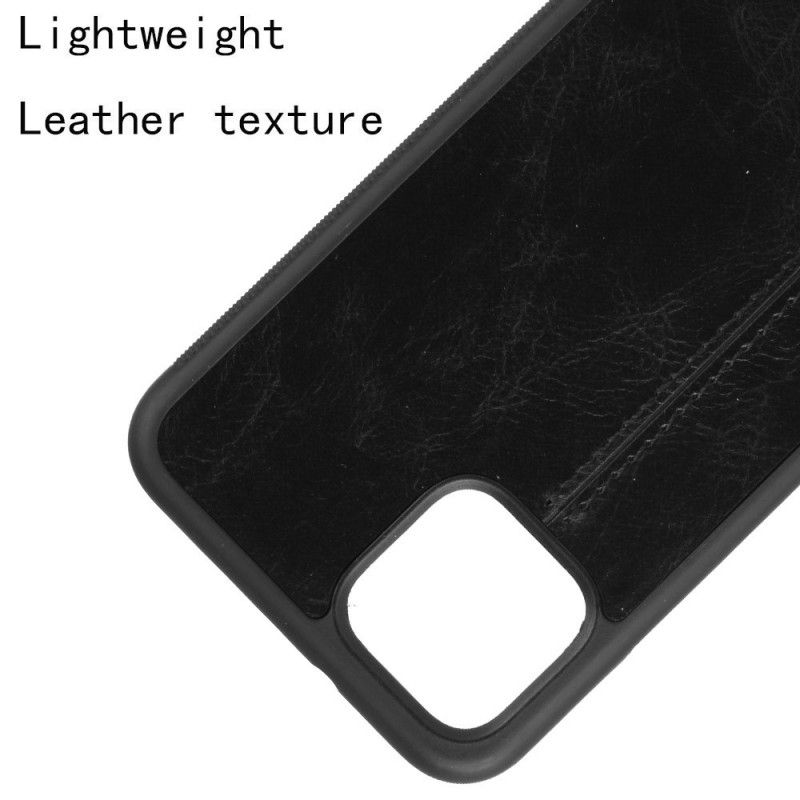 Cover for Google Pixel 4 XL Sort Syet Lædereffekt