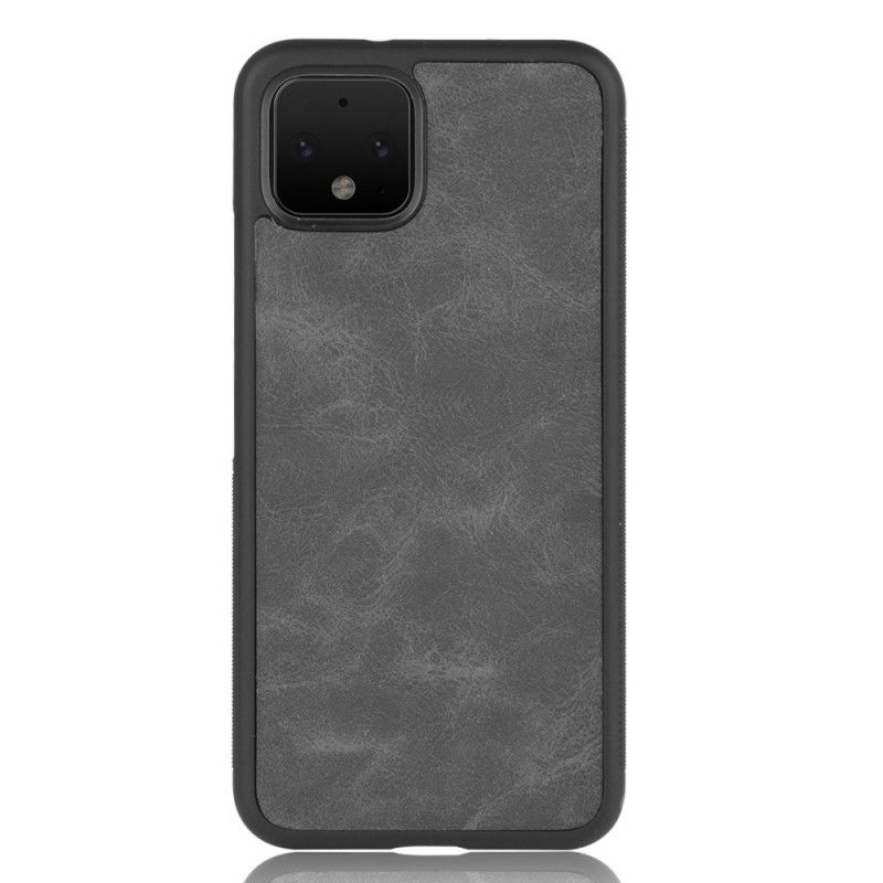 Cover Google Pixel 4 XL Brun Mobilcover Vintage Look Læder Effekt