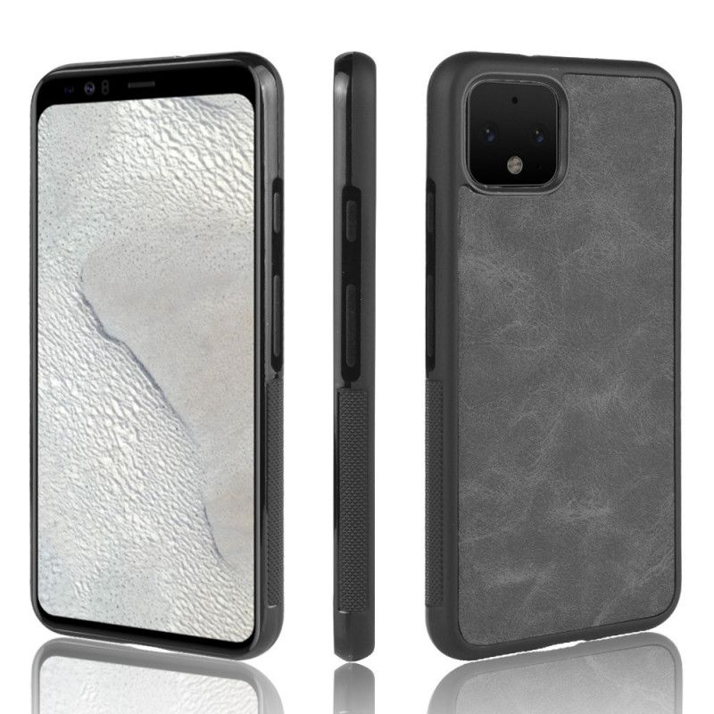 Cover Google Pixel 4 XL Brun Mobilcover Vintage Look Læder Effekt