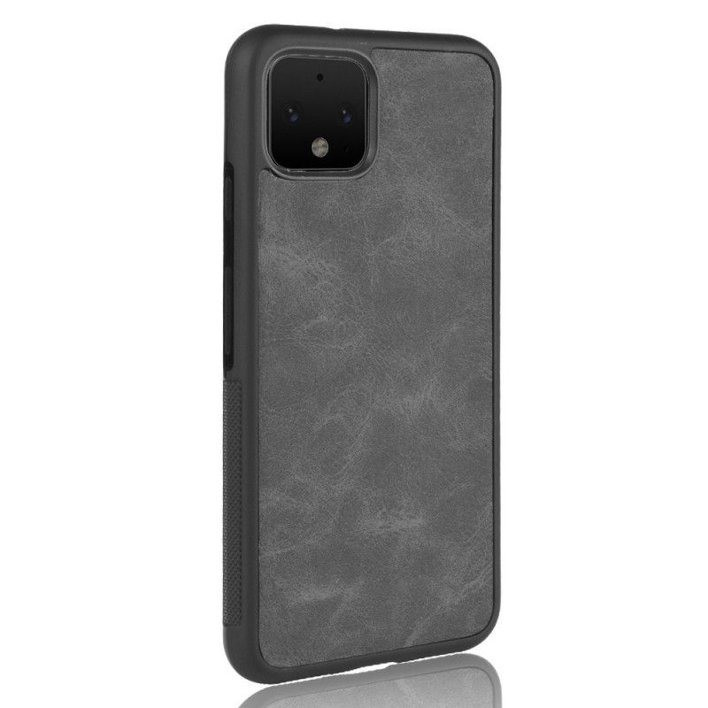 Cover Google Pixel 4 XL Brun Mobilcover Vintage Look Læder Effekt