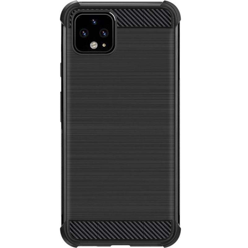 Cover Google Pixel 4 XL Mobilcover Imak Børstet Kulfiber