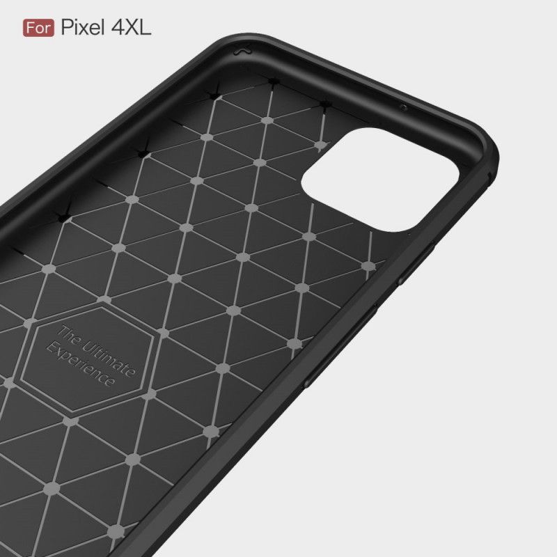 Cover Google Pixel 4 XL Sort Børstet Kulfiber