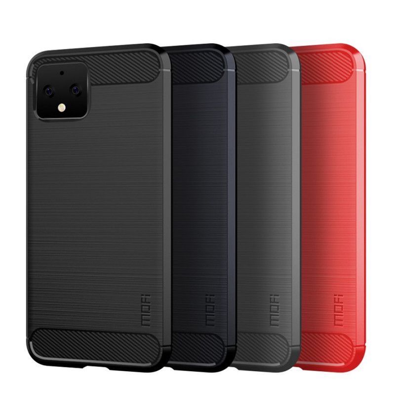 Cover Google Pixel 4 XL Sort Mofi Børstet Kulfiber