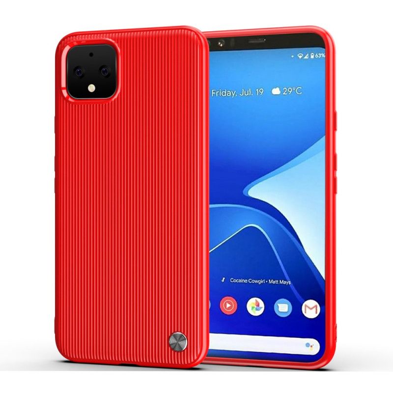 Cover Google Pixel 4 XL Sort Struktureret Silikone