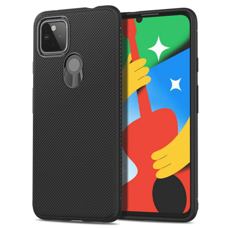 Cover for Google Pixel 4A 5G Sort Jazz-Serie Twill