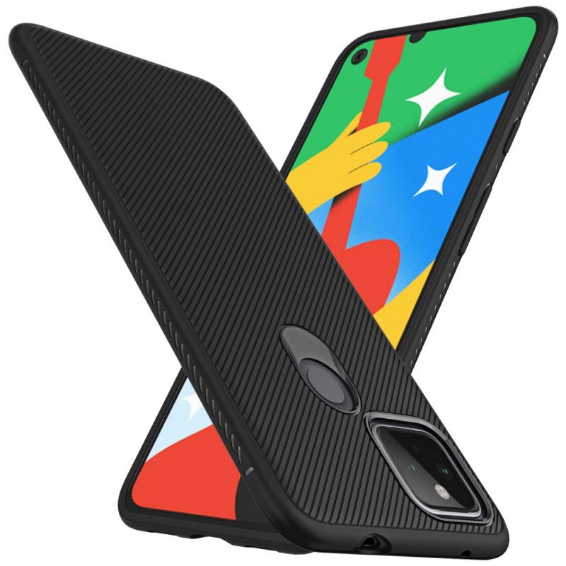 Cover for Google Pixel 4A 5G Sort Jazz-Serie Twill