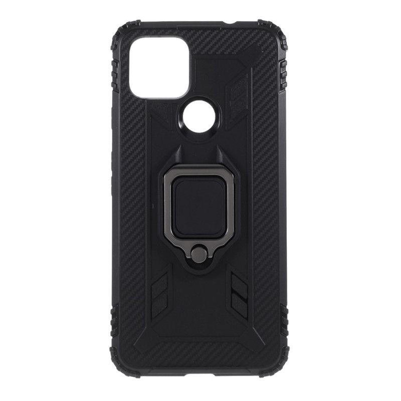 Cover for Google Pixel 4A 5G Sort Ring Og Kulfiber