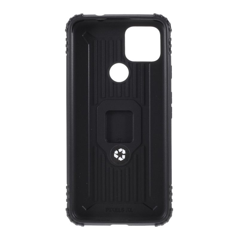 Cover for Google Pixel 4A 5G Sort Ring Og Kulfiber