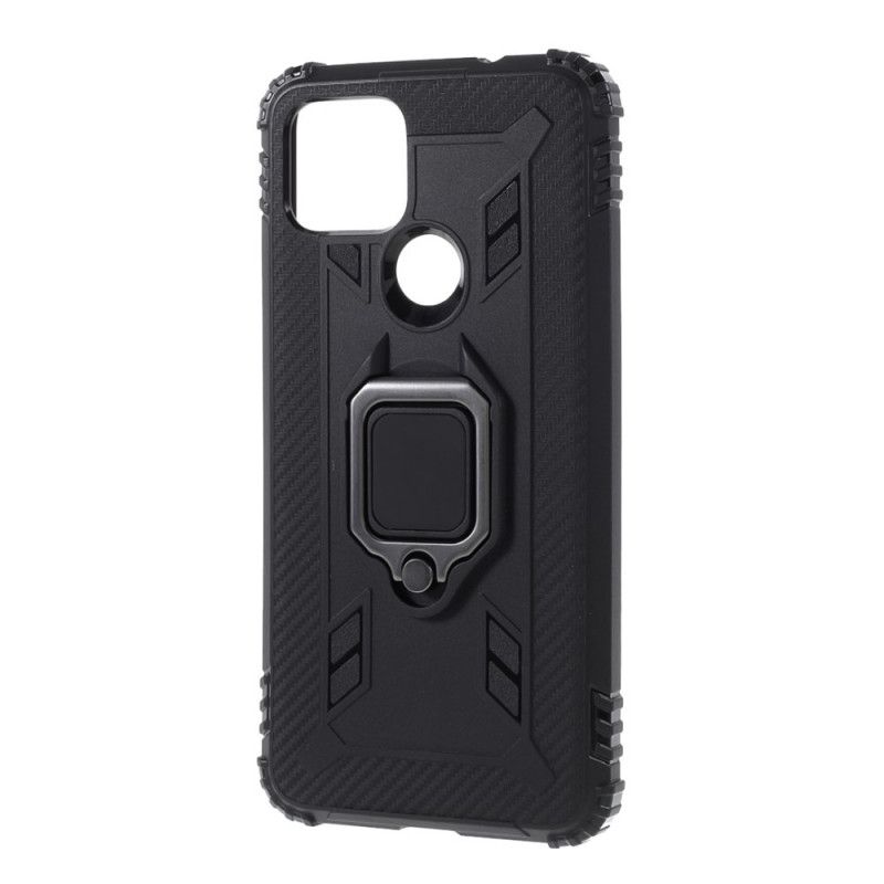 Cover for Google Pixel 4A 5G Sort Ring Og Kulfiber