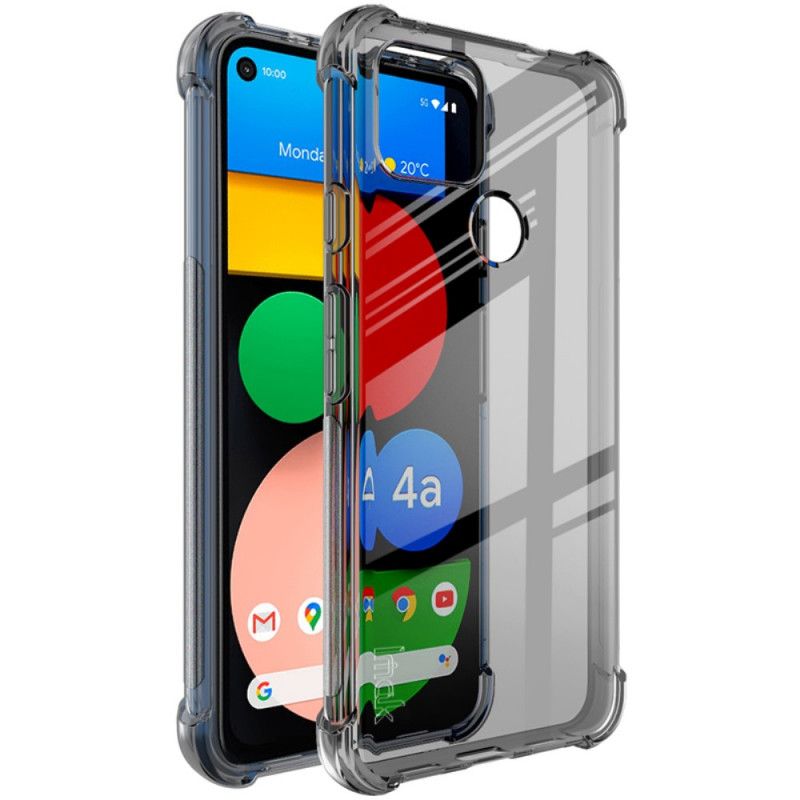 Cover Google Pixel 4A 5G Grå Gennemsigtig Silkeagtig Imak Original