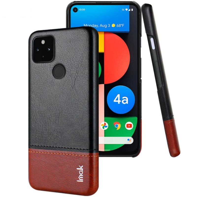 Cover Google Pixel 4A 5G Sort Imak Ruiyi Serie Læder Effekt