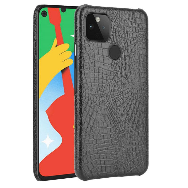 Cover Google Pixel 4A 5G Sort Krokodillehudeffekt Original