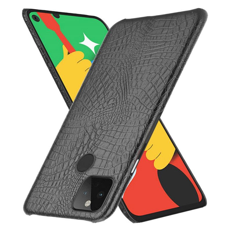 Cover Google Pixel 4A 5G Sort Krokodillehudeffekt Original